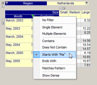 Index Filtering — AIMMS User's Guide