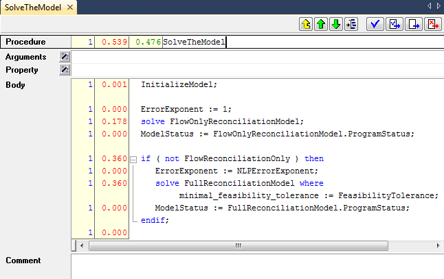 Profiling information in an attribute form