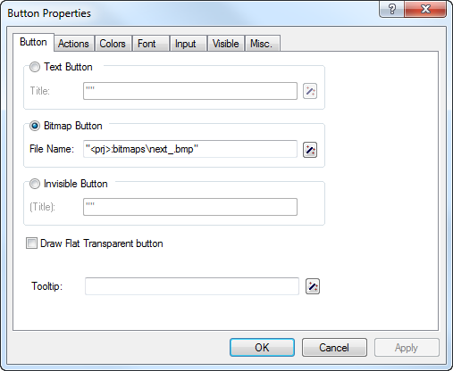 Bitmap button referencing a project user file